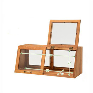 日式纯实木厨房收纳柜碗柜调料柜小型餐边柜餐桌整理柜玻璃储物柜