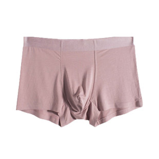 高端薄款男士柔莫代尔内裤80S高弹力无痕透气中腰四平角短裤外贸