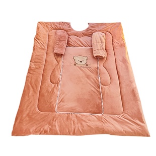 冬天多功能懒人被带袖子的毛毯办公室午休可穿毯子被子绒毛抱枕被