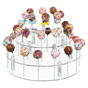 棒棒糖展示架多层插台diy各种款式造型糖果架亚克力创意陈列展架