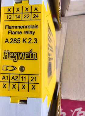 Hegwein火焰继电器A285K2.3，德国原装，全新—议价