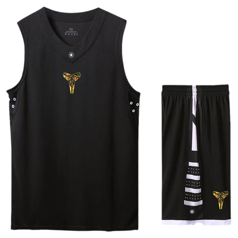 科比篮球服定制套装男印号蓝球衣