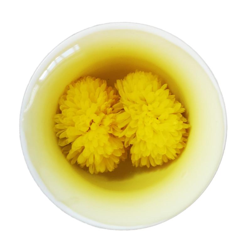 菊花茶婺源篁岭晓起头采香甜皇菊