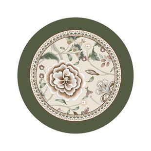 餐桌杯垫花卉美式复古轻奢高级感吸水速干隔热垫防烫碗盘餐垫定制