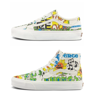 Vans范斯Old Skool Tapered 地球日 趣味印花板鞋VN0A54F4ARG现货