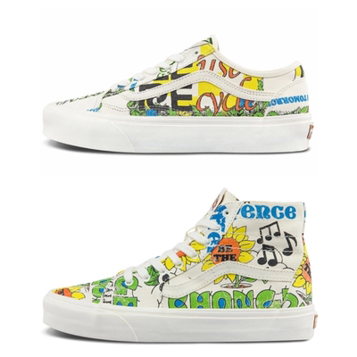 Vans范斯Old Skool Tapered 地球日 趣味印花板鞋VN0A54F4ARG现货