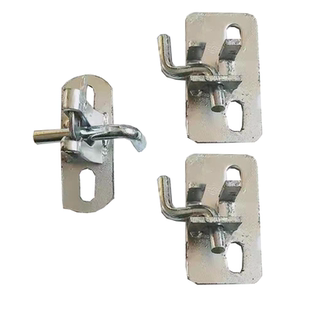 砖墙猪圈门配件卡扣门扣碰锁锁母猪产床定位栏合页门扇门锁门扣