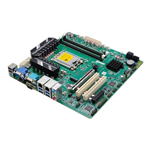 研域H610M3工控主板12/13/14代1700针MATX双HDMI工业电脑主板PCIE
