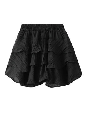 夏季高腰超短裙安全裤蛋糕半身裙