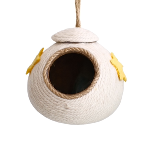 椰子壳鹦鹉鸟窝虎皮牡丹玄风文鸟鹦鹉繁殖鸟巢仓鼠窝挂窝保暖草窝