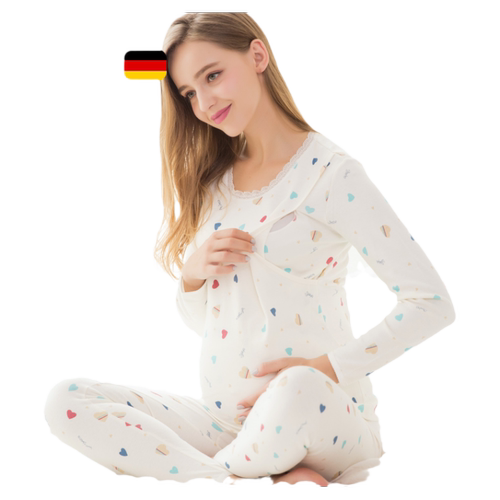 奢芬孕妇秋衣秋裤套装纯棉哺乳睡衣怀孕期月子服秋冬产后保暖内衣