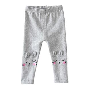 小女童宝宝春装打底裤子外穿春季1一2岁纯棉婴儿幼儿童装洋气薄款