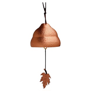 山百集铜铃纯铜福铃入户门铃高颜值风铃车载手摇紫铜铃铛户外风铃