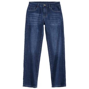 LYP真维斯男装秋冬季美式潮流显高休闲男款裤子男式直筒牛仔裤潮