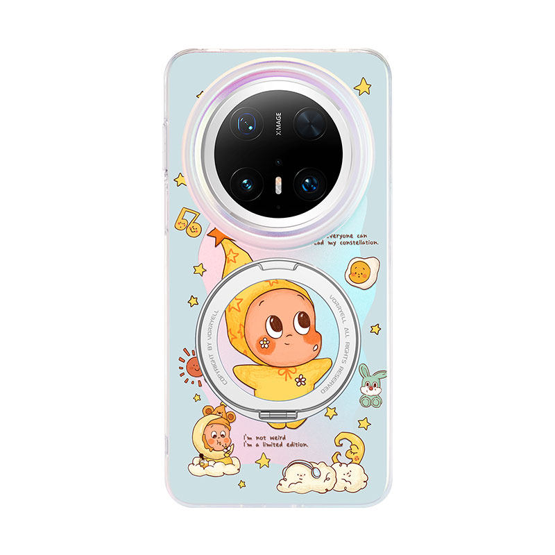 星星人适用华为mate70pro手机壳2025新款mate60磁吸超好看mt50带支架防摔保护套mt40小众高级感女m7