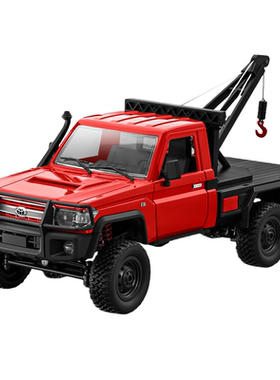 莽牛MN82T丰田皮卡车工程吊车模型 RC遥控车四驱攀爬越野车玩具车