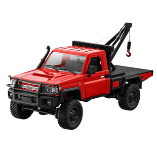 莽牛MN82T丰田皮卡车工程吊车模型 RC遥控车四驱攀爬越野车玩具车