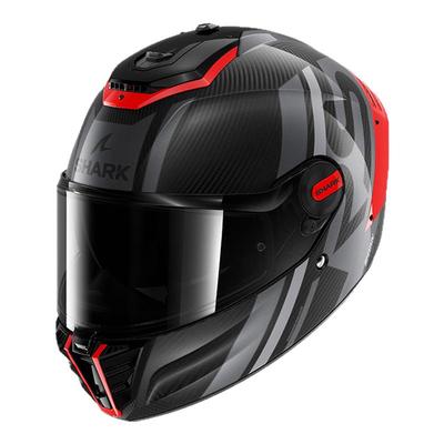 SHARK摩托车头盔碳纤维双镜全盔