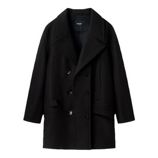 GAOSTUDIOS特宽松中长款大衣羊毛羊绒秋冬厚外套大码廓形OVERSIZE