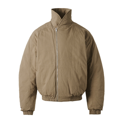 PMW 简约纯色立领拉链棉服男高质感宽松保暖外套通勤休闲百搭棉衣