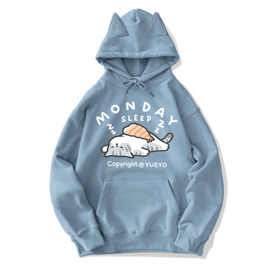 mondaysleep悦游潮流加绒卫衣