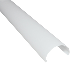 【不能套灯管】t5 t8 t10灯罩线条灯外壳 半圆pc乳白光扩散灯罩