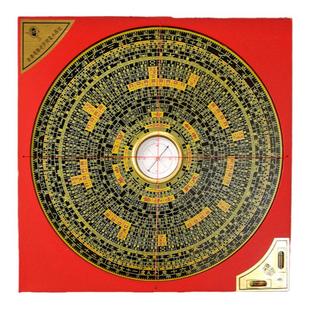 综合三元盘黄铜八卦三合罗盘高精度专业指南针随身寻龙罗经仪摆件