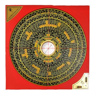 黄铜三元三合高精度罗盘罗经仪