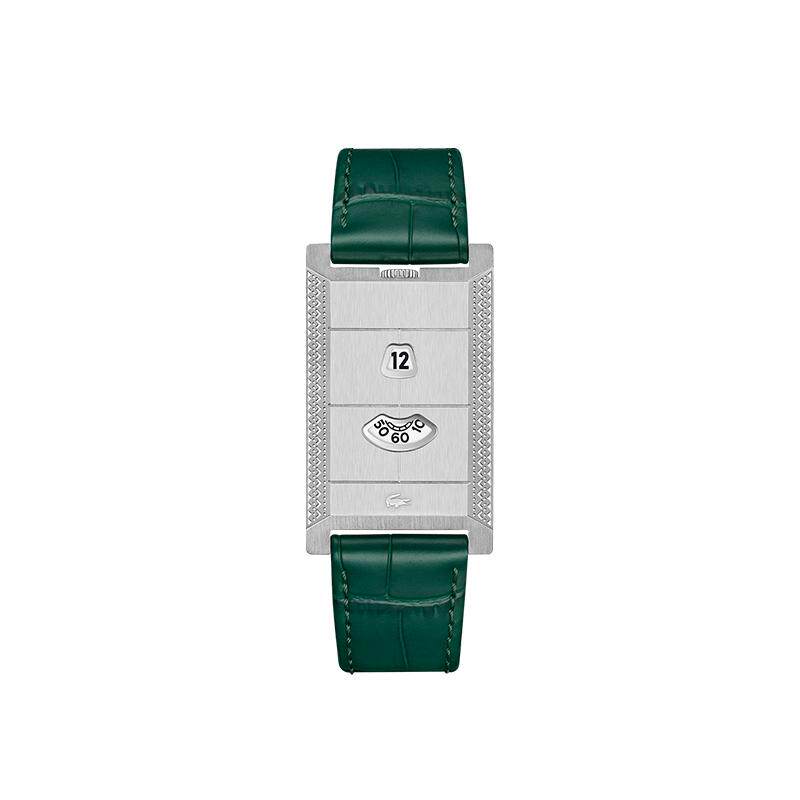 【自营】LACOSTE/法国鳄鱼Croisette时尚方盘皮带男士腕表2011524