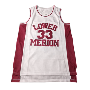 33号科比劳尔梅里恩高中球衣  复古刺绣篮球比赛服运动背心男定制