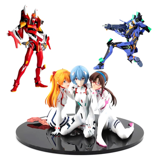 福音战士EVA绫波丽模型明日香手办初号机真希波葛城美里摆件渚薰Q