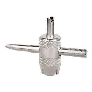 4合1轮胎气嘴工具美式5V1气门芯拆装美嘴气杆内外螺纹清理