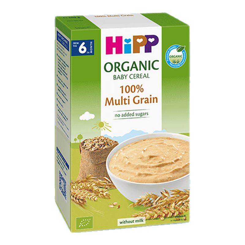 喜宝HiPP 港版婴幼儿辅食有机米粉5种谷物米糊200g 原装进口