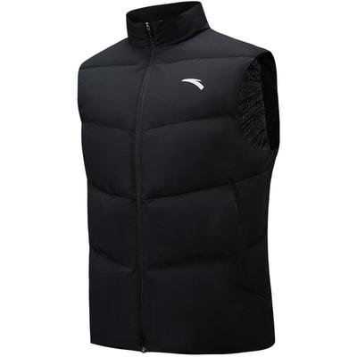 安踏羽绒马甲防泼水立领保暖外套