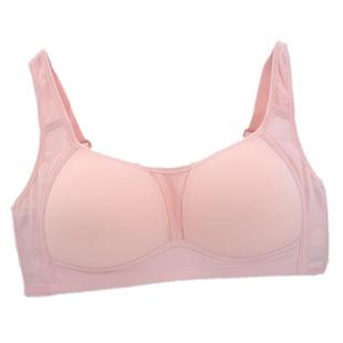 老牌内衣大胸显小睡眠无钢圈运动背心 纯色468薄款透气防下垂文胸