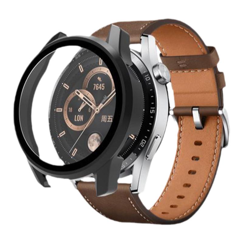 适用华为GT3手表PC保护壳gt2保护套钢化表壳gt2pro表套watch3壳膜一体46mm贴膜防刮磨砂壳智能2e非原装配件