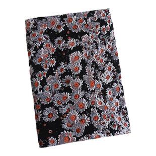 布艺书衣 手账本书套 田园小雏菊不透明布书壳 书本保护隐私 书皮