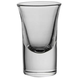 玻璃家用白酒杯小酒杯创意小号烈酒杯中式饭店一两50ml一口杯高脚