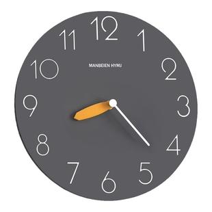 2025新款简约壁挂钟客厅家用时尚挂表挂墙时钟表装饰石英钟免打孔