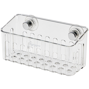 厨房水槽沥水架吸盘收纳筐洗碗池沥水篮子抹布海绵刷钢丝球置物架