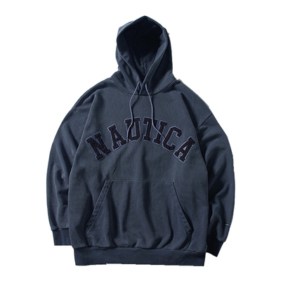 nauticawhitesail日系连帽卫衣