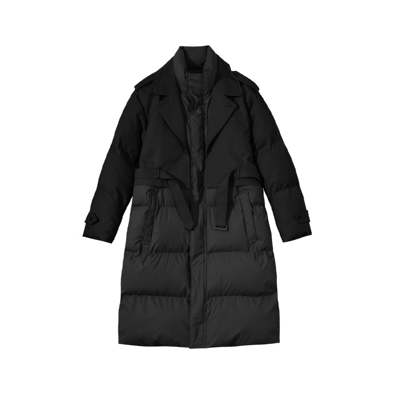 Hualun中长款棉服外套