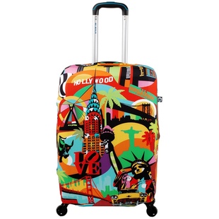 潮牌波普加厚防水旅行箱套BG行李箱托运保护套耐磨弹力皮箱套28寸