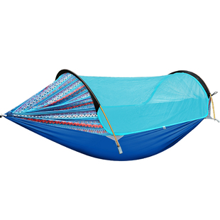 旅行家飞龙吊床铝杆超轻防蚊带蚊帐速开帐篷露营钓鱼室内户外秋千