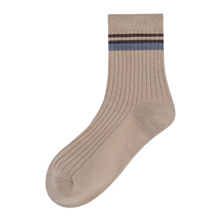 Topnew/铜牛中筒男袜 2025新款男中筒袜透气舒适不闷脚VW015