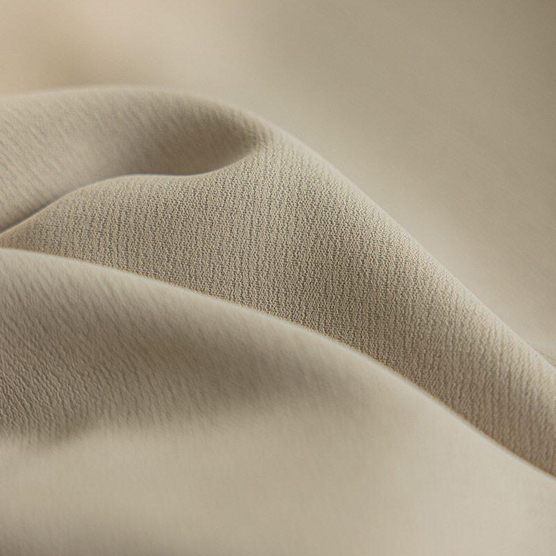 绍兴柯桥窗帘高遮光阳台奶油色高精密卧室太古里飘成品窗窗帘窗帘