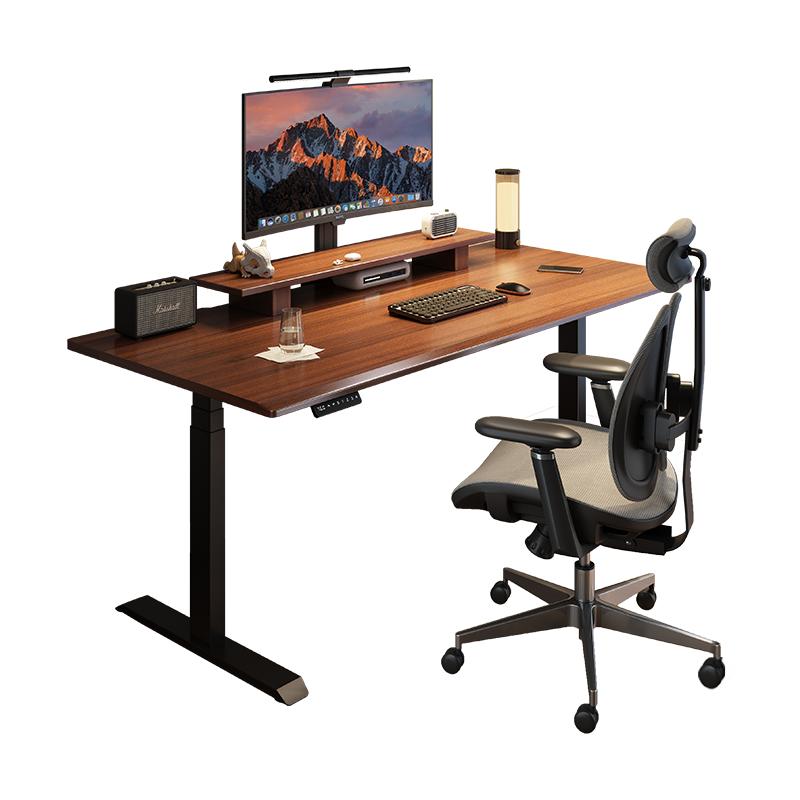 普格瑞司电动升降桌智能办公桌工作台学习书桌家用升降电脑桌K6