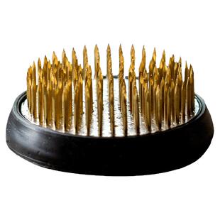 剑山插花器 固定花插神器 中式座针山摆件客厅插花鲜花器皿