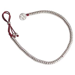 S925纯银平安喜乐钱串子盘缠手链女小众设计感红绳手串女友送礼