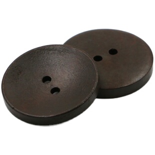 圆形木头纽扣衬衫毛衣开衫大衣休闲服装扣子儿童宝宝衣服手工DIY